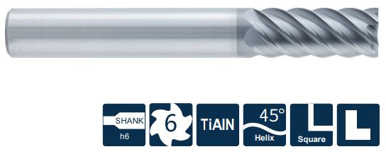 SH160-S6-10025 Фреза монолитная твердосплавная Gesac