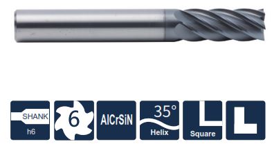 UP210-S6-12030 Фреза монолитная твердосплавная Gesac