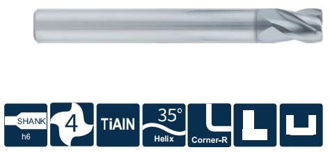 US260-RS4-20010 Фреза монолитная твердосплавная Gesac