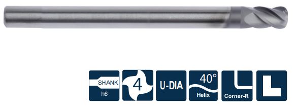 SG200-R4-16010 Фреза монолитная твердосплавная Gesac