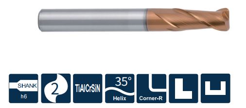 SH260-R2-6-1-H Фреза монолитная твердосплавная Gesac