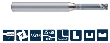 SPM200-RN4-2-6-0.05-V Фреза монолитная твердосплавная Gesac