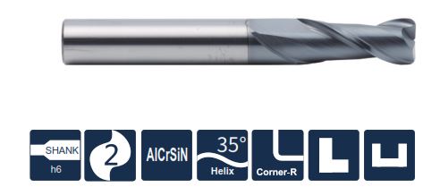 UP210-R2-12005 Фреза монолитная твердосплавная Gesac