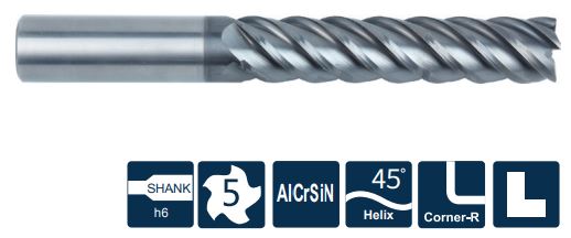 ST210-RL5-25005A Фреза монолитная твердосплавная Gesac 