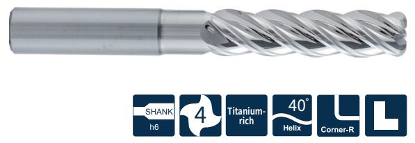 SA300-SF-IC-RN4-20050A Фреза монолитная твердосплавная Gesac