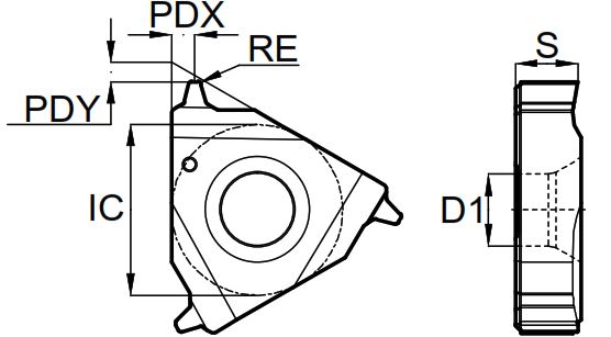 Эскиз: 27ER4ACME-GM3225 Пластина резьбовая Gesac