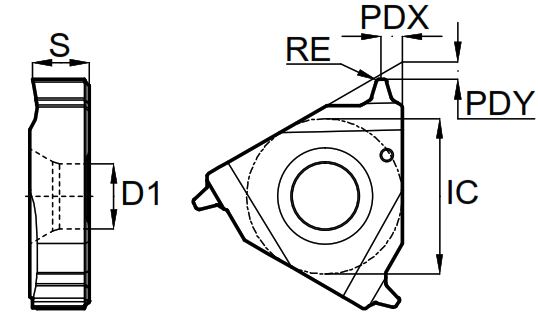 Эскиз: 27IR4ACME-GM3225 Пластина резьбовая Gesac