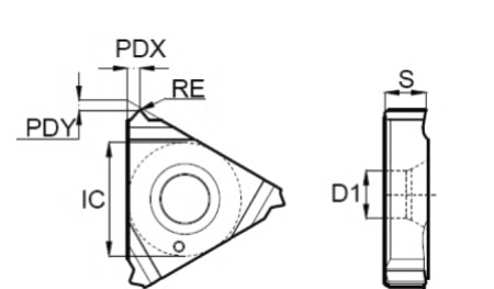 Эскиз: 16ER16PG-GM3225 Пластина резьбовая Gesac