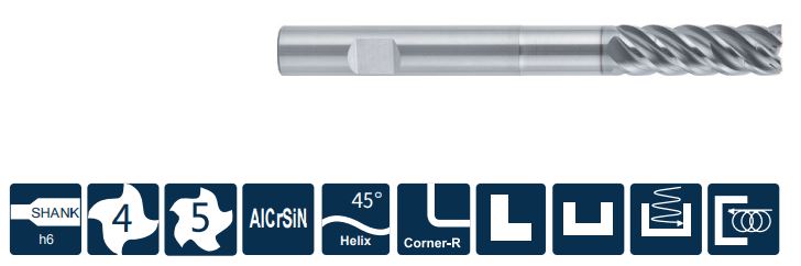 Эскиз: PP300-SPEED-3DN-20062 Фреза монолитная твердосплавная Gesac