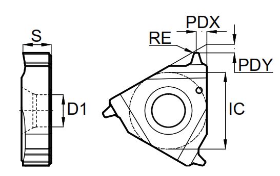 Эскиз: 16IR1.5TR-GM3225 Пластина резьбовая Gesac