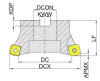 MKB113-125R07B40-SD15 Корпус фрезы Gesac