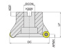 MPC100-160R08B40-RC20 Корпус фрезы Gesac