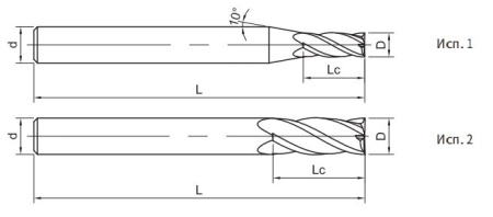SH260-SH4-20-150-H Фреза монолитная твердосплавная Gesac