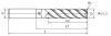 SA300-SF-RN4-10030 Фреза монолитная твердосплавная Gesac