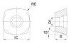 SDMT09T307-SM-GA4230 Пластина фрезерная Gesac