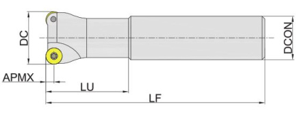 MPB100-025R02P20-RP10 Корпус фрезы Gesac