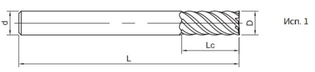 SH260-SH6-20-150-H Фреза монолитная твердосплавная Gesac