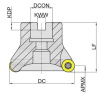 MPB100-063R04A22-RP16 Корпус фрезы Gesac