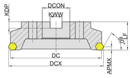 MFB260-250R30C60-HN09 Корпус фрезы Gesac