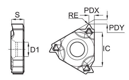 16IRG60-TC-GM3225 Пластина резьбовая Gesac