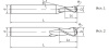 SG200-M-B2-0.5-2-50 Фреза монолитная твердосплавная Gesac