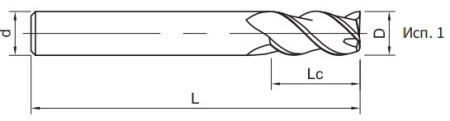 SA160-S3-20045 Фреза монолитная твердосплавная Gesac