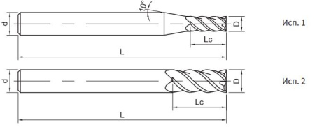 SH260-SH4A-20-150-H Фреза монолитная твердосплавная Gesac