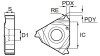 16IR1.50MJ-GM3225 Пластина резьбовая Gesac