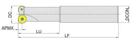 MPA100-032R02P32-RD16 Корпус фрезы Gesac