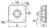 SEET13T3AGSN-PH-GK4125 Пластина фрезерная Gesac