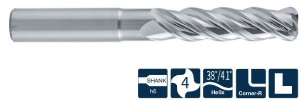 SA300-SF-RN4-20050A Фреза монолитная твердосплавная Gesac