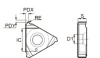 16ER16PG-GM3225 Пластина резьбовая Gesac