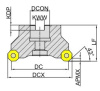 MFA143-040R03A16-OD06 Корпус фрезы Gesac