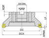 MKF115-160R10C40-LN15 Корпус фрезы Gesac