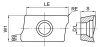 APKT160416R-GM-GA4225 Пластина фрезерная Gesac
