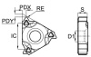 22ERN55-TC-GM3325 Пластина резьбовая Gesac