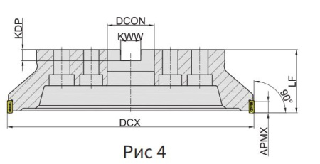 MVA190-315L18D60-LN15 Корпус фрезы Gesac