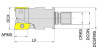 MEH190-040R03M16-XD19 Корпус фрезы Gesac
