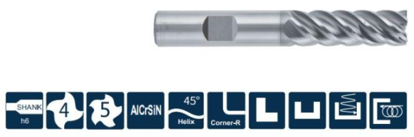 PP300-SPEED-3D-20062 Фреза монолитная твердосплавная Gesac