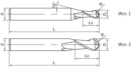 SG200-B2-12022 Фреза монолитная твердосплавная Gesac