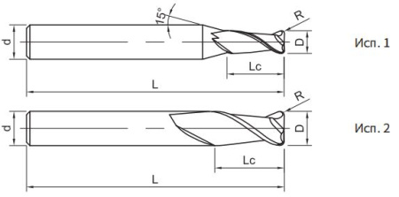 US200-R2-03003 Фреза монолитная твердосплавная Gesac