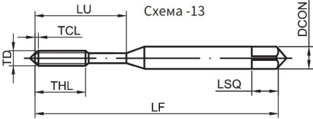 T118-PDN-060100B-6HX Метчик Gesac