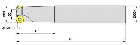 MKT213-025R02P25-SO09 Корпус фрезы Gesac