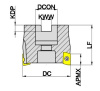 MET190-050R05A22-AD12 Корпус фрезы Gesac