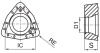 WCMT040208-DU-GA4230 Пластина фрезерная Gesac