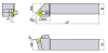 MSSNR3232P12 Державка Токарная для точения Gesac
