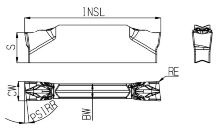GTD200C015-FC-GST7135 Пластина отрезная Gesac