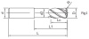 ST300-RN4-25030C Фреза монолитная твердосплавная Gesac