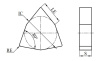 WNGN080612M-6-BKN225S Пластина токарная Gesac