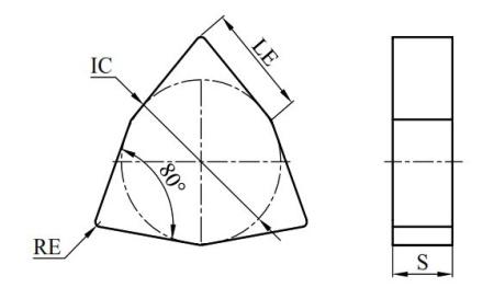 WNGN080612M-6-BKN225S Пластина токарная Gesac